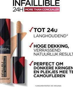 L?Or?al Paris L'Or Al Paris - Infaillible More Than Concealer - 328 Linen - Langhoudende Concealer Met Een Hoge Dekking - 11ml -Chanel Shop 550x533 16
