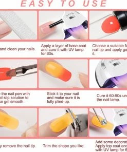 GLAMADOR Nepnagels - Polygel Set - 8 Kleuren - Nagels Set - Polygel Starter Set - Nagelverlenging Gel Kit - Voor Beginners - Voor DIY Salon Art Nagels -Chanel Shop 550x534 5