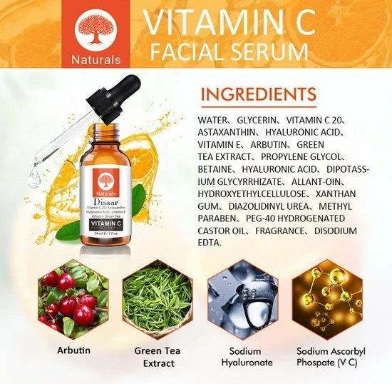 IBHW Lifestyle Vitamine C Gezicht Serum | Hyaluronzuur |Pigmentvlekken | Acne | Puisten | Huid | Egaal | Stralend | Vitamine C |Vitamine E|Man| Pigment| Huidverjongend | Huidverjonging | Collageen | ISO Certificaat | UV Schade | Rosacea 8 IBHW Lifestyle Vitamine C Gezicht Serum | Hyaluronzuur |Pigmentvlekken | Acne | Puisten | Huid | Egaal | Stralend | Vitamine C |Vitamine E|Man| Pigment| Huidverjongend | Huidverjonging | Collageen | ISO Certificaat | UV Schade | Rosacea - Afbeelding 6