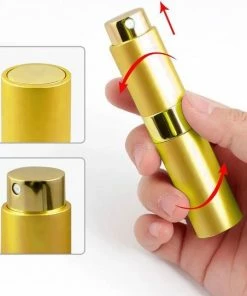 Scenty - Luxe Parfum Verstuiver Navulbaar - Mini Parfum Flesje - Reisflesje - Goud -Chanel Shop 550x542 2