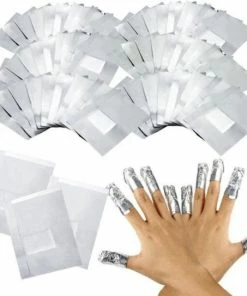 GUAP?? GUAP Gellak Nagel Verwijderaar Wraps Voor Alle Gel Nagels | Gel Nagellak Remover | Soak Off Folie | 50 Stuks