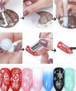 JobaStores® Nagellak Stempelset Easy Stamp 02 (Kerst) -Chanel Shop 550x544 1