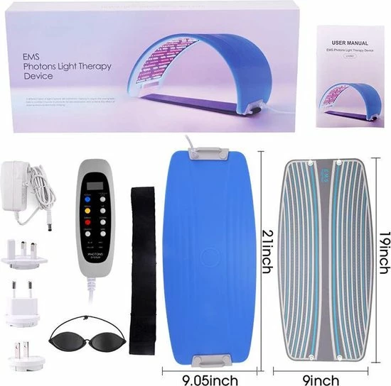 REGENTECH? REGENTECH Led Beauty Gezichtsmasker - Lichttherapie - Huidverjongingsapparaat - EMS - Infrarood 8 REGENTECH? REGENTECH Led Beauty Gezichtsmasker - Lichttherapie - Huidverjongingsapparaat - EMS - Infrarood - Afbeelding 6