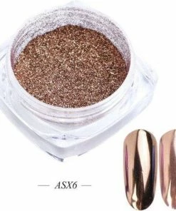 GUAP?? GUAP - Holografische Glitter Poeder Set Inclusief Top Coat - Roze Zilver Goud - Nail Art & Nagel Decoratie -Chanel Shop 550x549 22