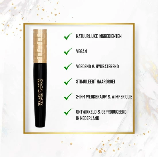 Ghazal Beauty Wenkbrauw- En Wimperserum - Brow En Lash Serum - Natuurlijke Oliën - Hydraterend 6 Ghazal Beauty Wenkbrauw- En Wimperserum - Brow En Lash Serum - Natuurlijke Oliën - Hydraterend - Afbeelding 4