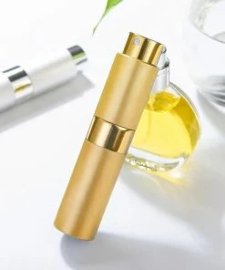 Scenty - Luxe Parfum Verstuiver Navulbaar - Mini Parfum Flesje - Reisflesje - Goud -Chanel Shop 550x550 106