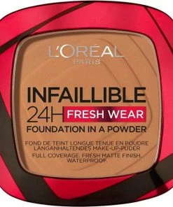 L?Or?al Paris L'Or Al Infallible 24H Fresh Wear Foundation In A Powder - 330 Hazelnut -Chanel Shop 550x550 134