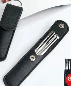 Cheaperito RVS Oorreiniger I 6-delige Oorsmeer Verwijderaar I Wattenstaafjes RVS I Wax Removal I Oor Reinigen I 6 Stuks I Inclusief Case