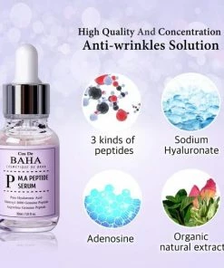 Cos De BAHA Peptide Complex Serum 30ml With Matrixyl 3000 & Argireline - Heals And Repairs Skin + Korean Skin Care - Popular K Beauty 2022 - Intensive Wrinkle Control - Anti Age - Plumped Skin - The Ordinary Skin Rituals + Gluten Free -Chanel Shop 550x550 187