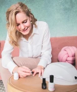 Miss Jules - 6-Delige Gellak Starterspakket - Nagellak - Kleur Grijs, Roze & Glitter - Glanzend & Dekkend Resultaat -Chanel Shop 550x550 192