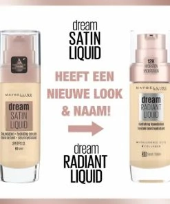 Maybelline Dream Radiant Liquid - 3.7 Vanilla - Foundation Geschikt Voor De Droge Huid Met Hyaluronzuur - 30 Ml -Chanel Shop 550x550 206