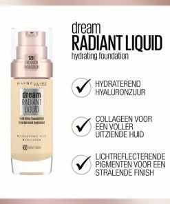 Maybelline Dream Radiant Liquid - 3.7 Vanilla - Foundation Geschikt Voor De Droge Huid Met Hyaluronzuur - 30 Ml -Chanel Shop 550x550 208