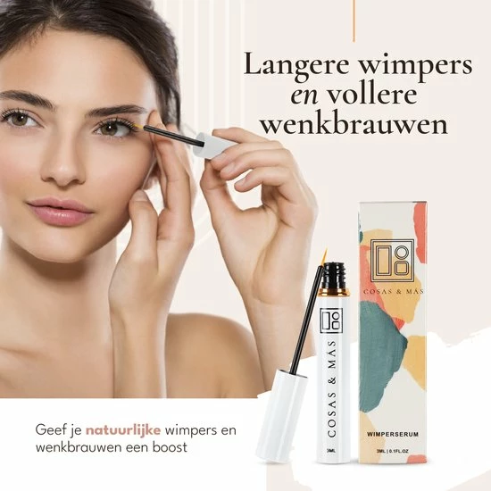 Cosas & M?s Cosas & M S - Wimperserum - Lash Lift - Wenkbrauw Serum - 3 Ml - Incl. Make-up Tasje - Incl. Cadeau Zakje - Cadeau Voor Haar 4 Cosas & M?s Cosas & M S - Wimperserum - Lash Lift - Wenkbrauw Serum - 3 Ml - Incl. Make-up Tasje - Incl. Cadeau Zakje - Cadeau Voor Haar - Afbeelding 2