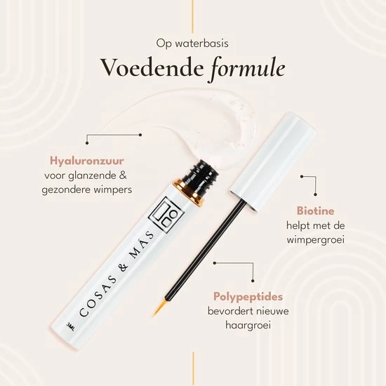 Cosas & M?s Cosas & M S - Wimperserum - Lash Lift - Wenkbrauw Serum - 3 Ml - Incl. Make-up Tasje - Incl. Cadeau Zakje - Cadeau Voor Haar 8 Cosas & M?s Cosas & M S - Wimperserum - Lash Lift - Wenkbrauw Serum - 3 Ml - Incl. Make-up Tasje - Incl. Cadeau Zakje - Cadeau Voor Haar - Afbeelding 6