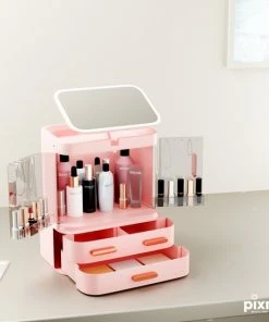 PIXMY® - Make Up Organizer – Ladekastje – Sieraden Houder – COMLLEDRoze -Chanel Shop 550x550 283