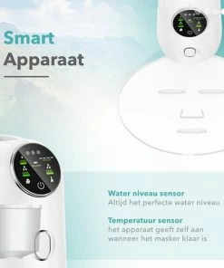 Merkloos Soft & Silky - Automatische Gezichtsmasker Machine - Incl. Benodigheden - Masker Maker - Gezichtsmaskers Verzorging - Green Mask Stick - Project Gezond - Collageen Poeder - Collageen Oogmasker - Peel Off Masker - -Chanel Shop 550x550 287