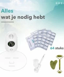 Merkloos Soft & Silky - Automatische Gezichtsmasker Machine - Incl. Benodigheden - Masker Maker - Gezichtsmaskers Verzorging - Green Mask Stick - Project Gezond - Collageen Poeder - Collageen Oogmasker - Peel Off Masker - -Chanel Shop 550x550 288