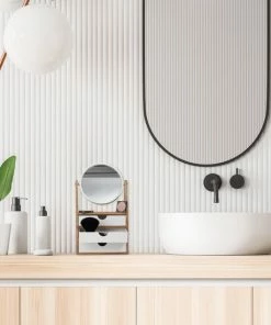 Relaxdays Make Up Organizer Met Spiegel - 3 Lades - Sieraden Opbergen - Make Up Spiegel -Chanel Shop 550x550 298