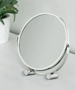 Tatkraft Luxe Dubbelzijdige Staande Opmaakspiegel - Cosmetica Visagie Make-up Spiegel - Scheerspiegel - 360 Graden Draaibaar - Scheerspiegel Staand - 2x Vergrotend 9 Tatkraft Luxe Dubbelzijdige Staande Opmaakspiegel - Cosmetica Visagie Make-up Spiegel - Scheerspiegel - 360 Graden Draaibaar - Scheerspiegel Staand - 2x Vergrotend -Chanel Shop 550x550 312