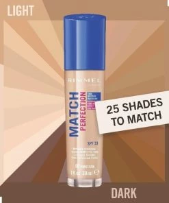 Rimmel London Match Perfection Foundation 090 Porcelain 16 Rimmel London Match Perfection Foundation 090 Porcelain -Chanel Shop 550x550 328