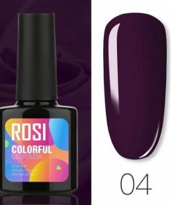 Merkloos ROSI Gelpolish - Gel Nagellak - Gellak - UV & LED - Paars 004 Violet