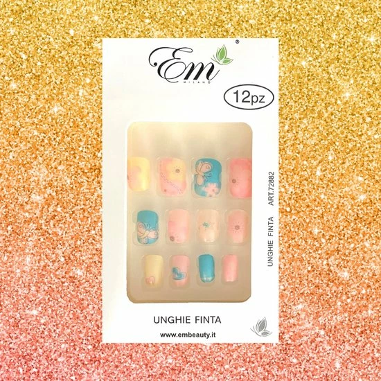 Sabrina Rudnik Plaknagels | 12 Nagels | Kinderen | Geen Lijm Nodig | Butterfly 3 Sabrina Rudnik Plaknagels | 12 Nagels | Kinderen | Geen Lijm Nodig | Butterfly