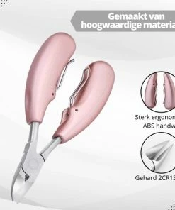 AdroitGoods - Nageltang Voor Harde Teennagels - Roze - Nagelknipper - Voor Ingegroeide Teennagel - Kalknagels - Voeten - Pedicure -Chanel Shop 550x550 357
