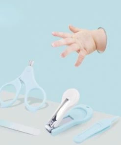 Babycure Nagelsetje | Babybear Blue | Uniek Kraam Cadeau! -Chanel Shop 550x550 393