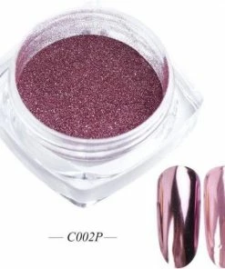 GUAP?? GUAP - Holografische Glitter Poeder Set Inclusief Top Coat - Roze Zilver Goud - Nail Art & Nagel Decoratie -Chanel Shop 550x550 403