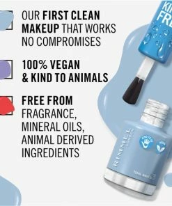 Rimmel London KIND & FREE Vegan Nagellak - 152 Tidal Wave Blue -Chanel Shop 550x550 422
