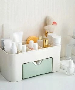 Borvat® | Make-up Cosmetica Orginazer Opbergdoos 6 Sorteervakken Inclusief Lade 21 X 11 X 9.5 Cm Crème -Chanel Shop 550x550 468