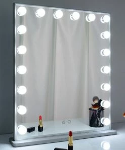 Souvani Sona Hollywood Spiegel | Make Up Spiegel Met LED Verlichting | Kaptafel Spiegel | Visagie Spiegel