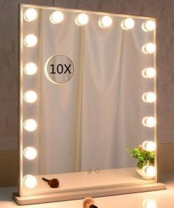 Souvani Sona Hollywood Spiegel | Make Up Spiegel Met LED Verlichting | Kaptafel Spiegel | Visagie Spiegel -Chanel Shop 550x550 558