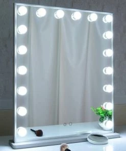 Souvani Sona Hollywood Spiegel | Make Up Spiegel Met LED Verlichting | Kaptafel Spiegel | Visagie Spiegel -Chanel Shop 550x550 559