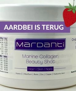 Mardanti Collageen | Dé Huidserum Van Binnenuit | Met Vitamine C, Riboflavine, Biotine, Zink, Koper En Hyaluronzuur | Draagt Bij Aan De Normale Collageenvorming | Vermindert Rimpels | Verbeterde Huidstructuur | Collageen Poeder Met Vanille Smaak