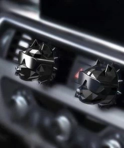 Somstyle Luxe Autoparfum - Zoete Geur Auto - Luchtverfrisser – Dubbele Bulldog Zwart -Chanel Shop 550x550 657