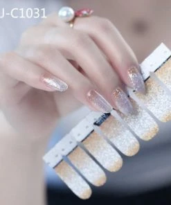 GUAPÀ® GUAPÀ - Nagelstickers & Nail Wraps - Nail Art - Nagel Folie - Goud / Zilver - 14 Stuks