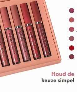 Handaiyan Liquid Lipsticks Set A - Set Van 6 - Matte Lippenstift - Waterproof - Make Up Set - Geschenkset - Giftset -Chanel Shop 550x550 712