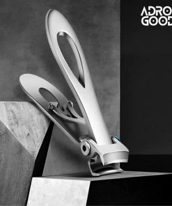 AdroitGoods Nagelknipper Set - Nageltang - Nagelschaar - Kalknagels - Teennagel - Pedicure - Incl. Nagelvijl - Grijs -Chanel Shop 550x550 73