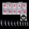Joyage Nagel Tips Transparant - 500 Stuks - French Full Cover Clear - Nepnagel Tips - Nagel Tips Transparant Nageltips Voor Gelnagels Nagel Tips Acryl Transparante Nageltips Transparante Nagels Fake Nails Clear - Kunstnagels - Nepnagels -Chanel Shop 550x550 79