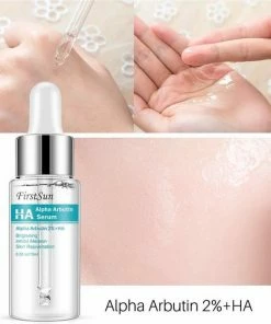 FIRST SUN ? First SUN - Alpha Arbutin 2 + Ha Serum - Hyperpigmentatie - Donkere Vlekjes - Huidproblemen - Dofheid - Hyperpigmentatie - Vlekjes - Oneffen Teint En Textuur -Chanel Shop 550x559 6