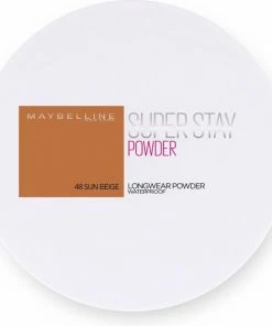Maybelline SuperStay Full Coverage Powder Foundation - 48 Sun Beige - Matte Finish - Poeder