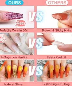 GLAMADOR Nepnagels - Polygel Set - 8 Kleuren - Nagels Set - Polygel Starter Set - Nagelverlenging Gel Kit - Voor Beginners - Voor DIY Salon Art Nagels -Chanel Shop 550x563 2