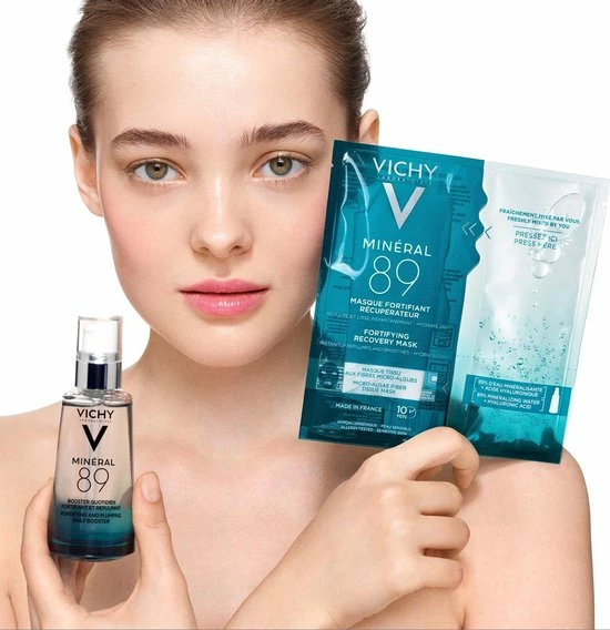 Vichy Mineral 89 - Tissue Masker - Dagelijkse Booster Voor Een Sterkere Huid 6 Vichy Mineral 89 - Tissue Masker - Dagelijkse Booster Voor Een Sterkere Huid - Afbeelding 4