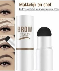 Merkloos Cosas & M S Wenkbrauw Stempel Brow Stamp Make Up Grey Black Incl. 34 Sjablonen Waterproof Cadeau Voor Haar -Chanel Shop 550x572 1