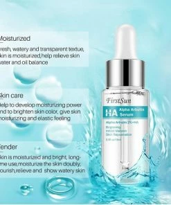 FIRST SUN ? First SUN - Alpha Arbutin 2 + Ha Serum - Hyperpigmentatie - Donkere Vlekjes - Huidproblemen - Dofheid - Hyperpigmentatie - Vlekjes - Oneffen Teint En Textuur -Chanel Shop 550x572 2