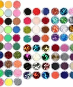 BeautyPro XXL Acrylnagels Starterspakket - Acryl Nagel Set | 76 Kleuren Acryl Poeder & Decoratie -Chanel Shop 550x573