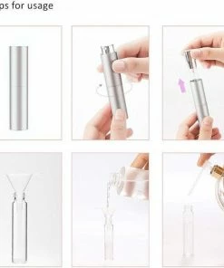 Merkloos Parfum Verstuiver - Mini Parfum Flesje 10 ML - Reisflesje Lipstick Formaat Navulbaar -Chanel Shop 550x575 2