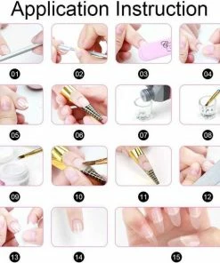 BeautyPro XXL Acrylnagels Starterspakket - Acryl Nagel Set | 76 Kleuren Acryl Poeder & Decoratie -Chanel Shop 550x577