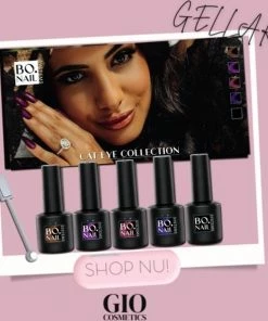 GUAP?? GUAP Gellak Kleuren Pakket | Gelnagels | Gellak Set | Pink Gella | Gel Nagellak | Soakable Gel Polish | 5 X 7 Ml Magnetische Gellak Cat Eye -Chanel Shop 550x588 7